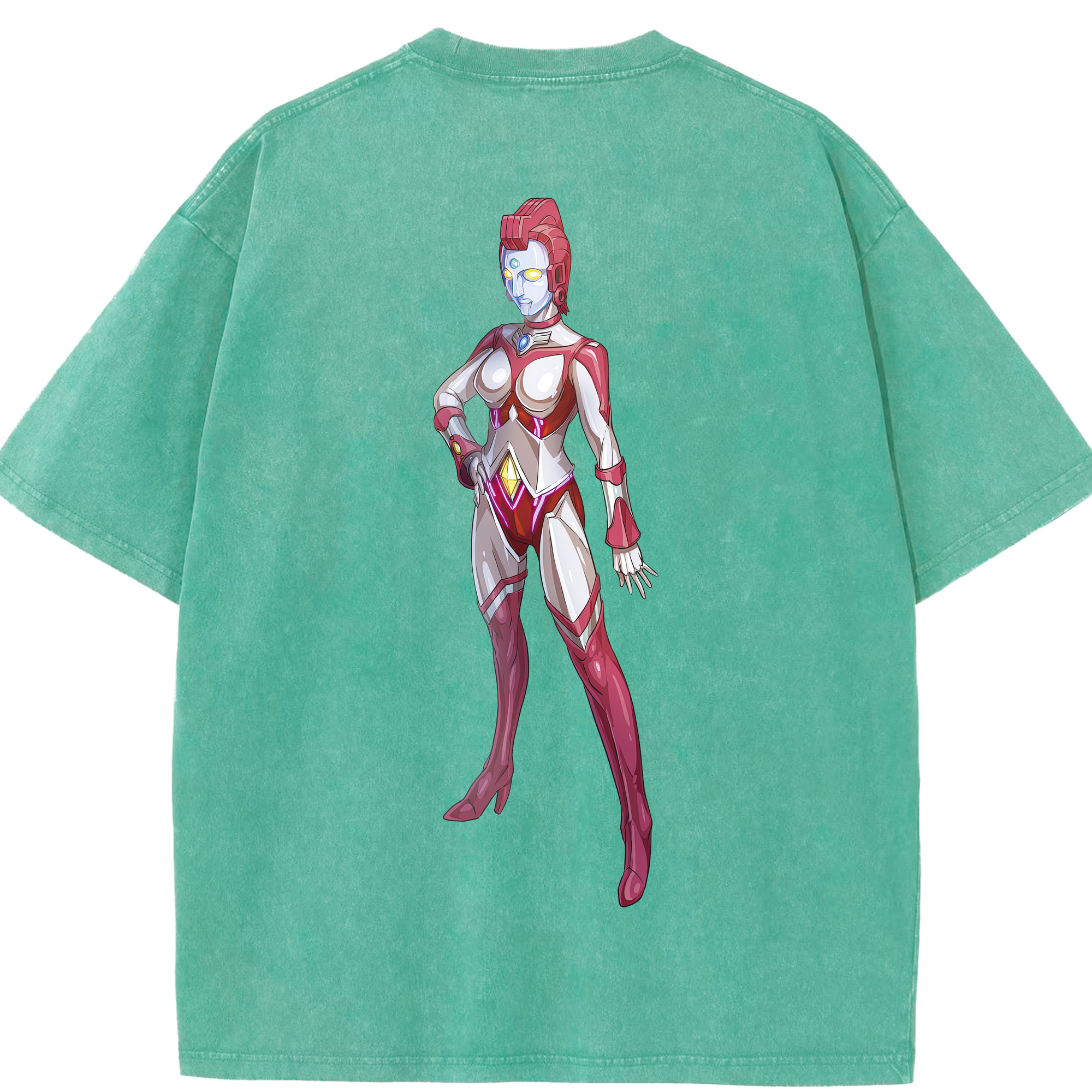 （画像用） ウルトラマン Ultraman 綿100% ヴィンテージ風 半袖Tシャツ（背面プリント）